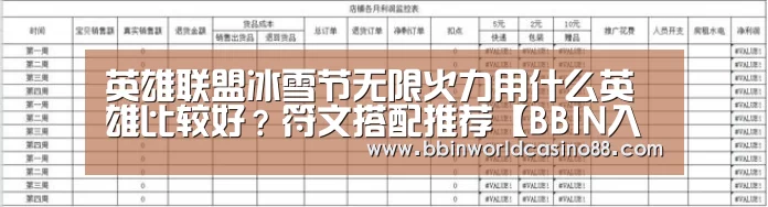 英雄联盟冰雪节无限火力用什么英雄比较好?符文搭配推荐【BBIN入口】(图2) BBIN捕鱼